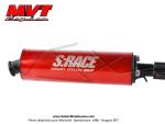 Pot d'chappement MVT SP3 S-Race - 70cc / 80cc - pour Peugeot 103 SP / MVL (bras carr) (Non homologu - Interdit sur voie publique)