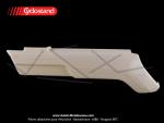 Carnage (Capotage - Cache) latral DROIT - Neutre /  peindre - CYCLOSTAND - pour Peugeot 103 SPX / RCX Phase 1 (avant 1996)