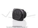 Bouchon de rservoir - Carr - 30mm - Noir -  RMZ  pour Peugeot 103