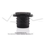 Bouchon de rservoir - Carr - 30mm - Noir -  RMZ  pour Peugeot 103
