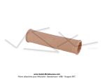 Poigne de guidon (Revtement) - AMAC - Beige - Lg.125mm - 25 - dessin  molet 