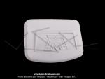 Cache compteur blanc MBK Motobecane