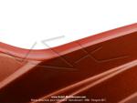 Jonc de carters latraux en tle (carnages) - PVC - Orange Sanguine - 4,3x8mm - pour Mobylette Motobcane / MBK / Peugeot (le mtre)