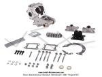 Carters moteur - Racing - avec roulements / visserie / goujons / x2 pipes d'admission 24mm et 19mm / ressort moteur pour Peugeot 103 SP / MVL / SPX / RCX / FUN / MVX / CLIP / SPECTRUM