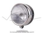 Phare avant noir - Rond - SIM - pour mobylette Motobcane / MBK / Peugeot (...)