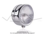 Phare avant chrom� - Rond - SIM - pour Mobylette MBK 51 Roadster