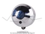 Phare avant chrom� - Rond - SIM - pour Mobylette MBK 51 Roadster