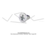 Vis de plaque de protection de joint spi de vilebrequin - M4 - DIN7982C - pour Peugeot 103 SP / MVL / VOGUE / SPX / RCX (...) (x1 pc)