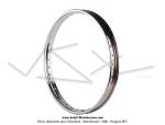 Jante 1.50 x 19  - 36 Trous - Profil GP Chrom�e - pour Mobylette Motob�cane / Motoconfort D55 TT
