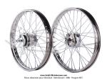 Roues avants et arri�res - 17  x 1.5 - pour Peugeot 103 SP / MVL (la paire)