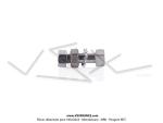 Boulon de fixation de couronne (Vis) - t�te carr�e - M6 / Lg. 20mm pour Mobylette Motob�cane / MBK / Peugeot