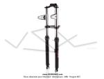 Fourche noire/chrom�e EBR pour Mobylettes MBK 51 (�28mm)