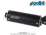 Pot d'�chappement Polini G1 - Roul� / Soud� - pour Peugeot 103 SP / MVL (Article non homologu�, interdit sur voie publique, r�serv� � un usage comp�tition sur circuit priv�)