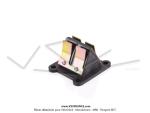 Clapets d'admission adaptables sur carters Polini avec support int�gr� pour Peugeot 103 et carters moteur Polini MBK 51