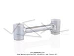 Biellette moyenne - droite - de fixation de pot d'�chappement  Ninja  G3 REPLICA pour Mobylette Motob�cane / MBK 51 et Peugeot 103