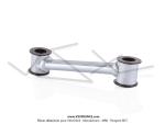 Biellette longue - inclin�e - de fixation de pot d'�chappement  BIDALOT G1  et  VSX G1  Racing pour Peugeot 103