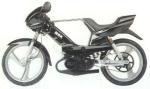 Peinture Noir M�tallis�  Black2  (BL2) r�f.Y004B pour Mobylette MBK 51 Magnum Racing XR 1996 � 2003 - Polyur�thane Bi-composant - A�rosol � percuter 400ml