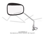 R�troviseur trap�zo�dal noir / D�port 125mm pour SoleX / Mobylettes Motob�cane / Motoconfort / MBK / Peugeot