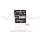 Plaque des mines pour Mobylette Motob�cane X7 (29-07-70)