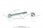 Boulon de fixation suprieure moteur pour Mobylette Motobcane Motoconfort MBK M8x100/lg.74