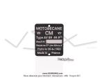 Plaque des mines pour Mobylette Motob�cane AV89 (20-06-1960)