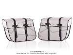 Sacoches Sporfabric S202CO Blanches Trap�ze pour SoleX Mobylette Motob�cane MBK Peugeot