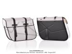 Sacoches Sporfabric S202CO Blanches Trap�ze pour SoleX Mobylette Motob�cane MBK Peugeot