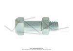 Boulon de fixation de couronne M6x100/lg.23 pour Mobylette Motobcane Motoconfort MBK (2302)