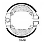 Mchoires de frein  tambour 90x20 pour Mobylette Motobcane / MBK 51 / Peugeot 103 SPX (...)