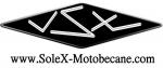 Patins de pdales ECLAIR (Caoutchoucs) - Blanc crme - pour SoleX / Mobylette Motobcane / Motoconfort / MBK / Peugeot (x4 pcs)