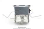 Capot phare + Optique carr - complet - Gris Fonc - pour Peugeot 103 MVL / VOGUE (...)