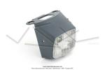 Capot phare + Optique carr - complet - Gris Fonc - pour Peugeot 103 MVL / VOGUE (...)