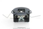 Capot phare + Optique carr - complet - Gris Fonc - pour Peugeot 103 MVL / VOGUE (...)