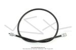 Cble de transmission de compteur 62cm - carr 2.6mm - pour Mobylette Motobcane Motoconfort MBK 85 / 88 / 89 (...) / Peugeot 103 MVL / SoleX