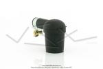 Capuchon de bougie antiparasites caoutchouc noir Import