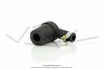 Capuchon de bougie antiparasites caoutchouc noir Import