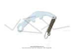 Encliquetage (Verrouillage) de poulie pour pignon 13 dents Mobylette Motobcane Motoconfort MBK nu avec ressort