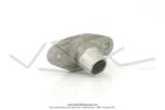 Pipe d'admission (Tubulure) int. 13mm / ext. 17mm pour Mobylette / Motobcane / MBK AV88 - AV89 (AV7) - Transval France