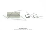 Axe de piston avec circlips pour Mobylette Motobcane Motoconfort MBK 88 / 51