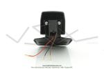 Feu rouge arrire type Peugeot 103 SPX Universel avec support de plaque d'immatriculation (Bavette)