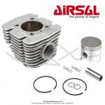 Cylindre / Piston (Kit) Airsal 39 - 50cc - Carr - pour Mobylette Motobcane Motoconfort MBK 88 / 89 / 92 / SP93 / SP94 / 98