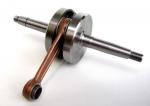 Vilebrequin (Embiellage) - Teknix - Masses pleines - Pas  droite - pour Mobylette Motobcane MBK 51 / 41 / 881 (AV10)