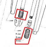 Soufflets de fourche - Officiels Motobcane - pour Mobylettes Motobcane / Motoconfort / MBK (x2)