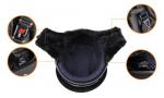 Casque Bol Demi-Jet Simili-cuir Noir style Rtro Vintage pour SoleX / Mobylette Motobcane / Peugeot / Vespa