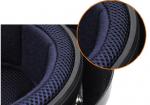 Casque Bol Demi-Jet Simili-cuir Noir / Rouge style Rtro Vintage pour SoleX / Mobylette Motobcane / Peugeot / Vespa