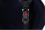 Casque Bol Demi-Jet Simili-cuir Noir / Rouge style Rtro Vintage pour SoleX / Mobylette Motobcane / Peugeot / Vespa