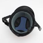 Casque Bol Demi-Jet Simili-cuir Noir / Marron style Rtro Vintage SoleX / Mobylette Motobcane / Peugeot / Vespa