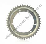 Couronne int.110mm - 54 dents - camb. 7mm - CHARVIN France - pour Mobylette Motobcane Motoconfort MBK / Roue  rayons (Zingue)