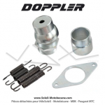 Rotule de pot d'chappement avec ressorts - Doppler ER1 - pour Motobcane / MBK 51