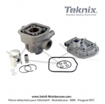 Cylindre / Piston / Culasse (Haut Moteur) + joints - type  512  - 39 - 50cc - pour Mobylette MBK 51 (AV10) Liquide H2O Lc